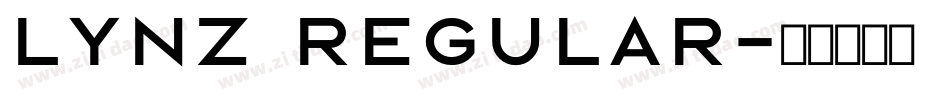 Lynz Regular字体转换